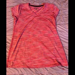pink/multicolored t-shirt